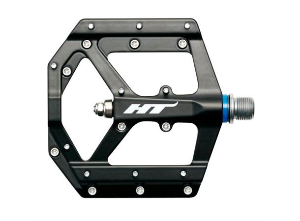 HT Evo-Mag ME03 Platformpedal Sort Magnesium, 102x96x11mm, 10pins, 260gr 